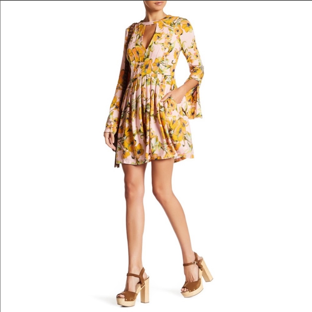 Free People Tegan Floral Mini dress